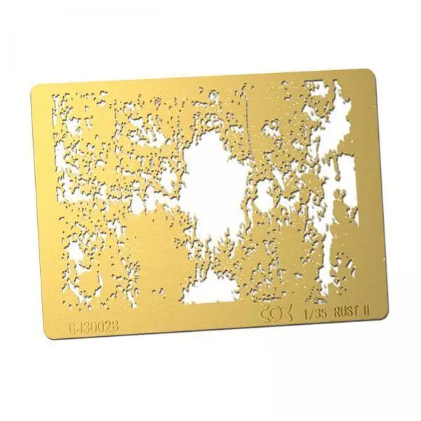 0.15mm Brass Painting Spray Board Reusable Model Making Kit Template for Scale Miniatures DIY Decoration