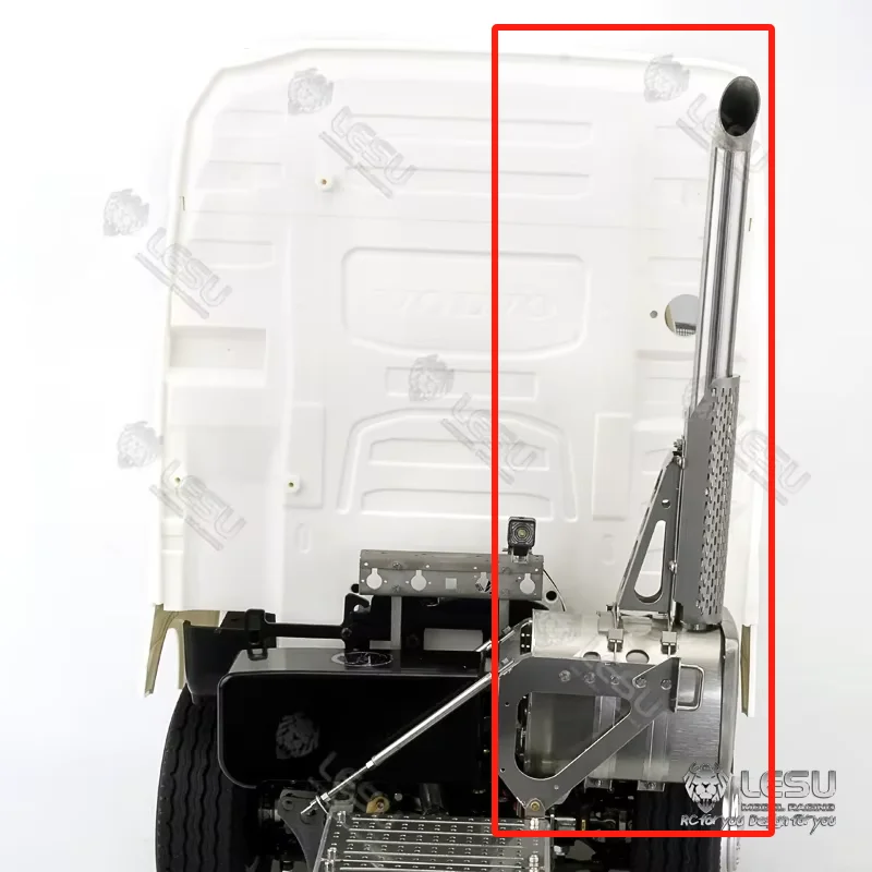 LESU 1/14 Tamiya tractor FH16 truck model metal toy accessories exhaust pipe G-6230