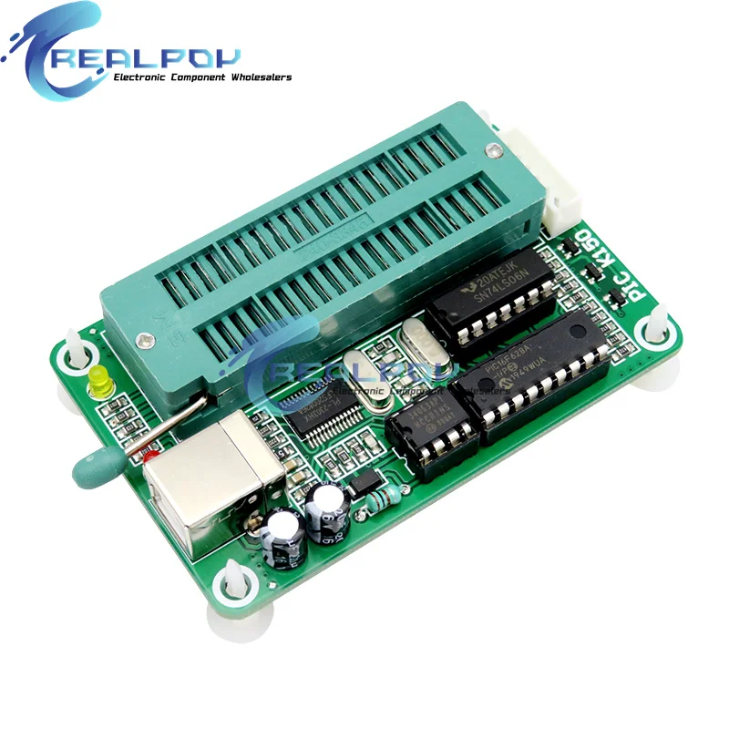 PIC Microcontroller Microchip PIC MCU Microcore Burner Downloader USB Automatic Programming Programmer K150 + ICSP Cable