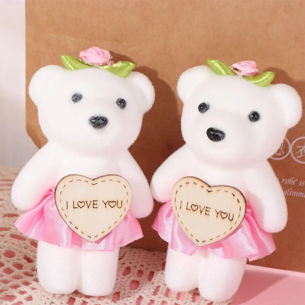 

10pcs/set Foam Bear Bear Plush Foam Toys Plush Animal Plush Doll Mini Bear Flower Bouquet Cartoon 10cm Cartoon Bouquet Doll