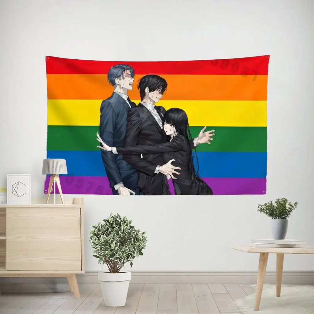 H-Han Maru SPECIAL Civil Servant Flag Tapestry Banner For Bedroom Outdoor Living Room Restaurant Bar Wall Decor Party