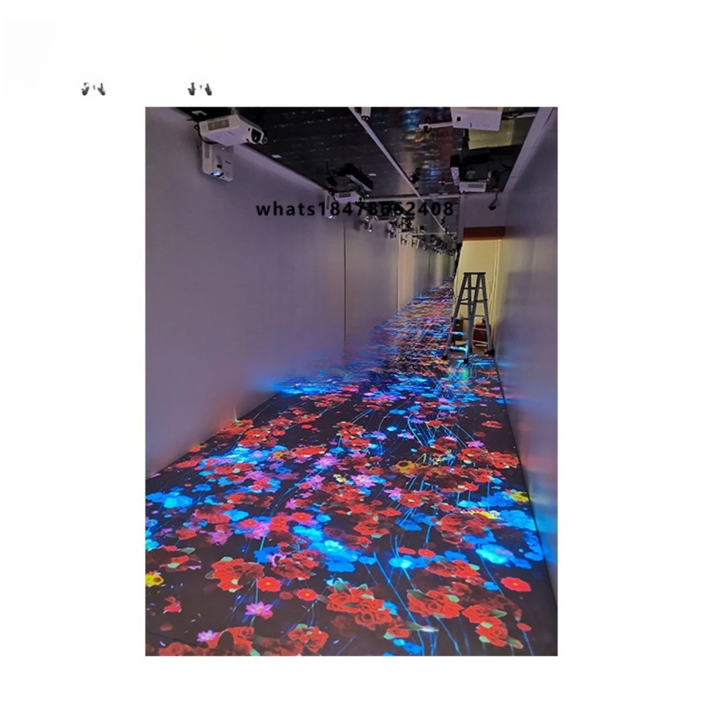 3d Hologram Interactive Floor Projection Game Simulator Indoor Play Advertising Interactive Ground Projection for Kid