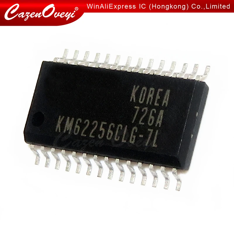 

CazenOveyi 10pcs/lot KM62256DLG-7L KM62256BLG-10L KM62256CLG-7 KM62256 SOP-28 In Stock