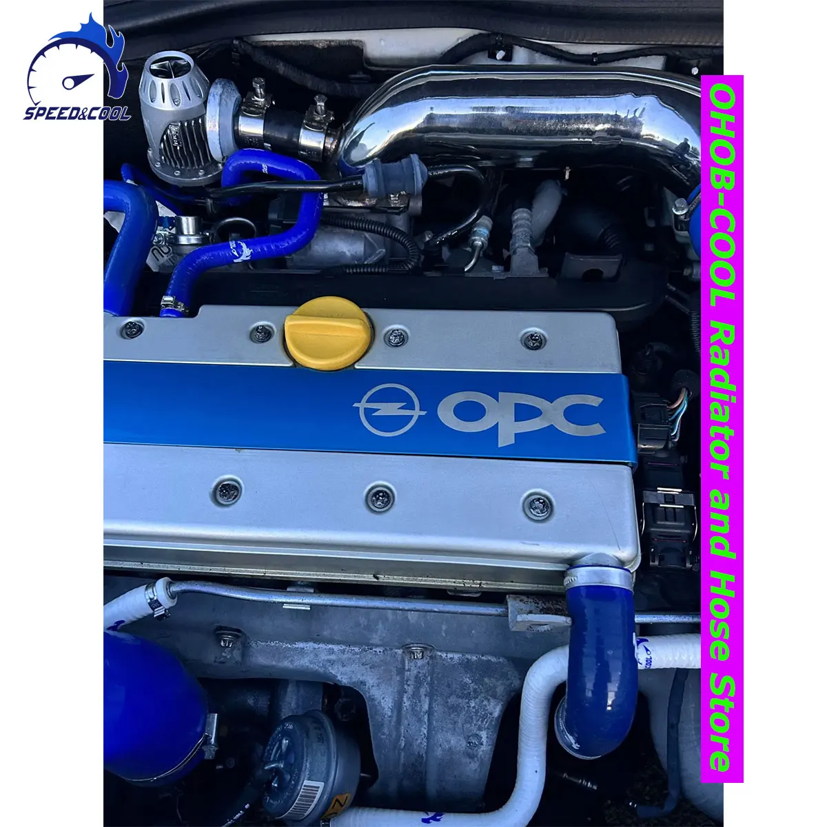 SPEED&COOL For Opel Z20LET Z20LEH Astra VXR GSI Car Silicone Crankcase Breather Hose Kit High Performance Pressure