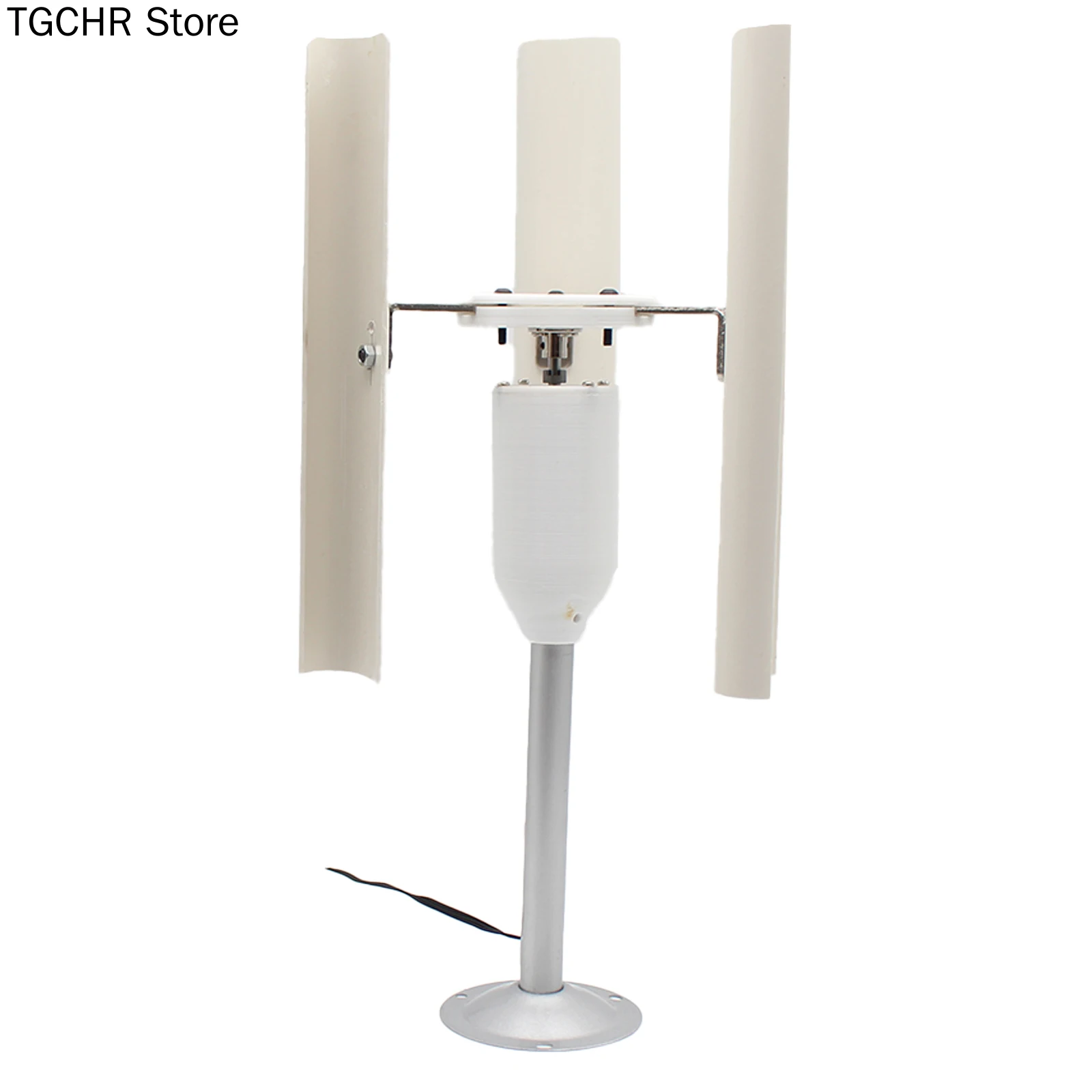 Trục Dọc Gió Mô Hình Gió Công Suất Máy Phát Điện 3 Pha Nam Châm Vĩnh Cửu Máy Phát Điện Cối Xay Gió Đồ Chơi Đèn Ngủ Làm DIY