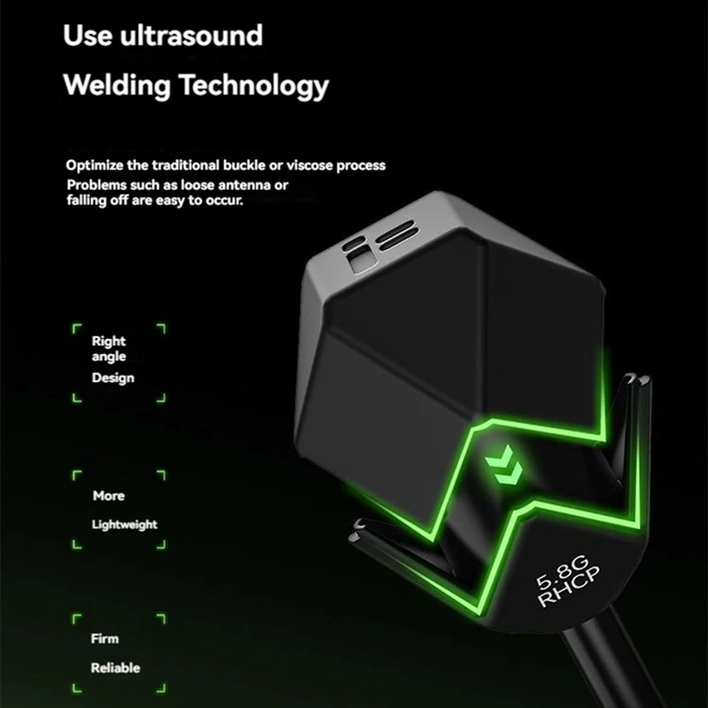 2PCS 5.8Ghz FPV Antenna SMA 2.4Dbi LHCP/RHCP Antenna 100MM/150MM For FPV Racing Drone Accessories Part