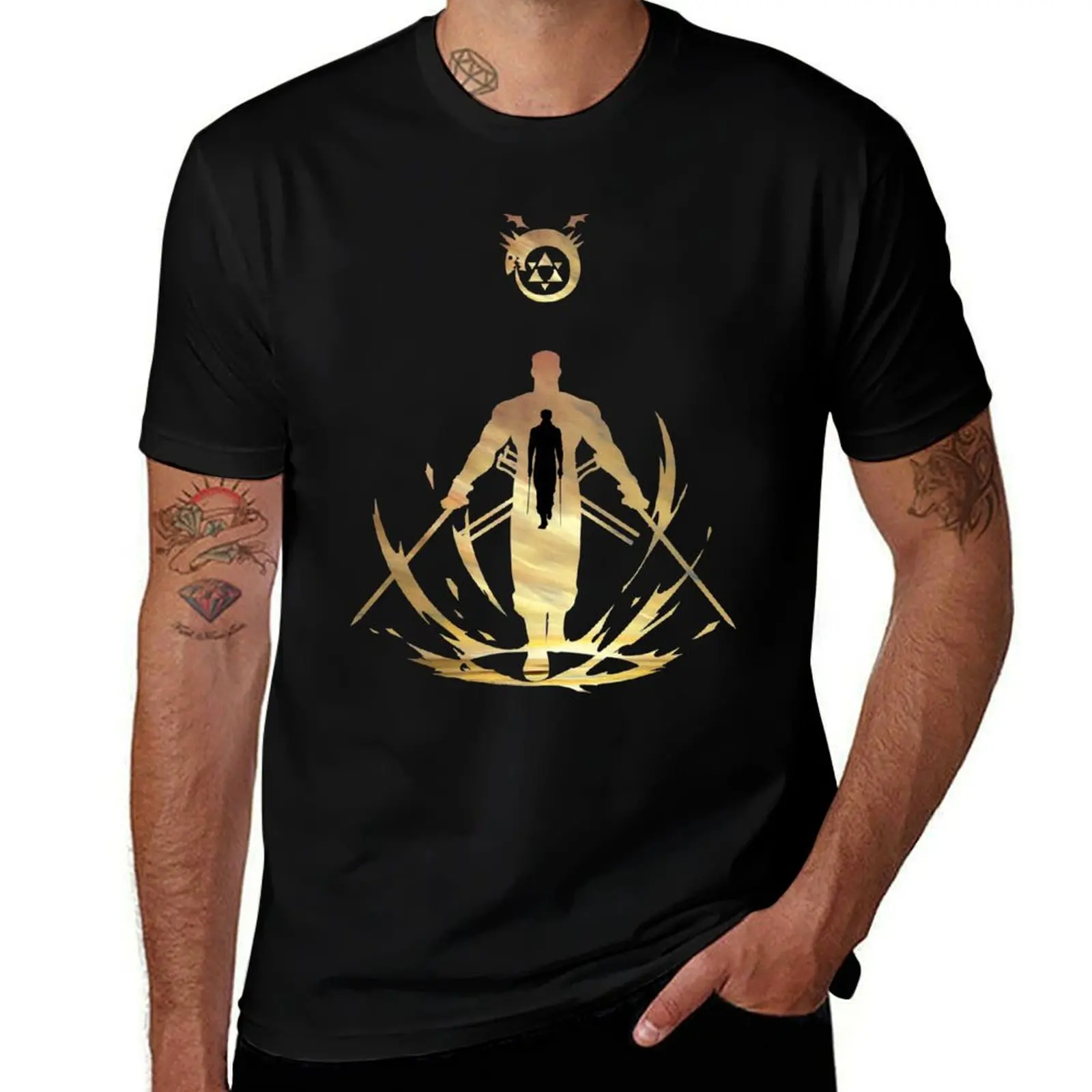 

King Bradley - Fullmetal Alchemist Brotherhood T-Shirt black cotton t-shirt plain for man package funny t shirts man