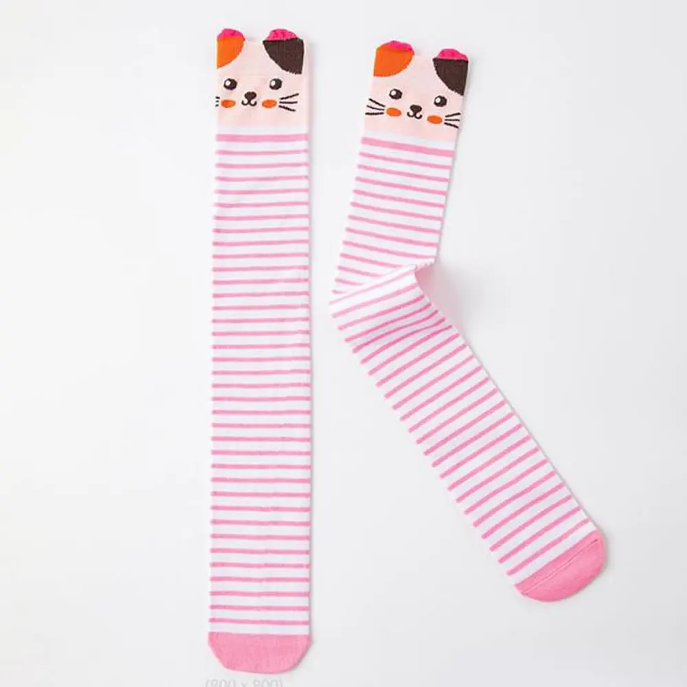 Cross-border new children's knee stockings unicorn cotton socks ins girl cartoon socks