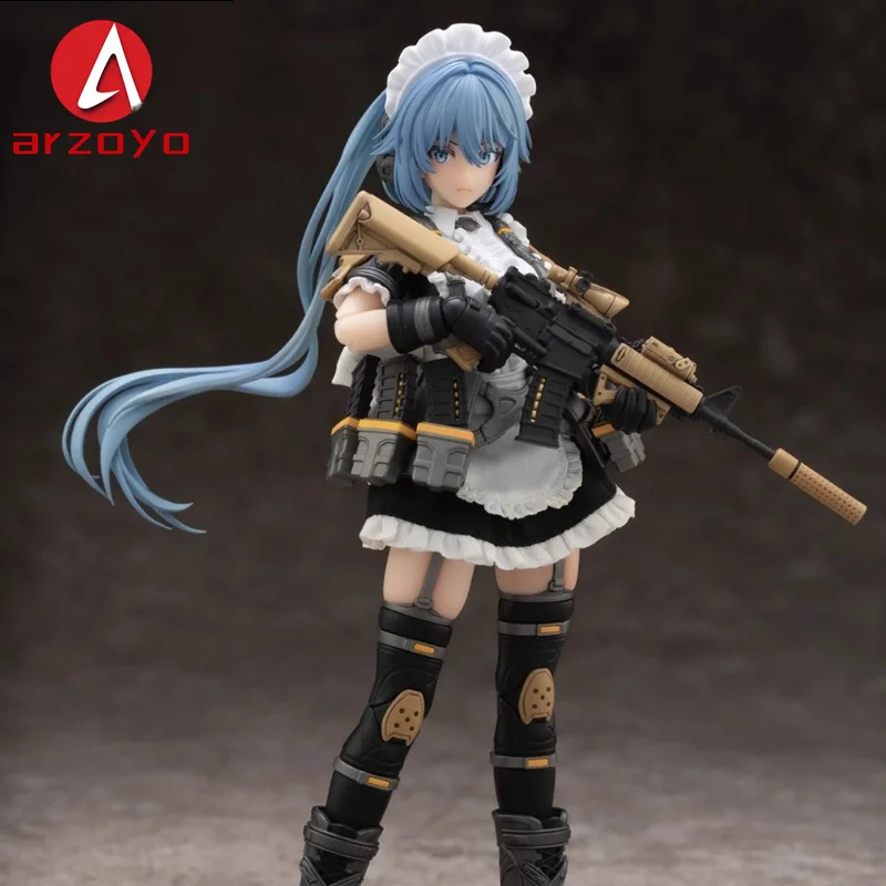 

Snail Shell RA-02 1/12 Movable Eyes Tactical Maid Kazuo Joban Long Haired Mobile Suit Girl Full Set 6“ Action Figures
