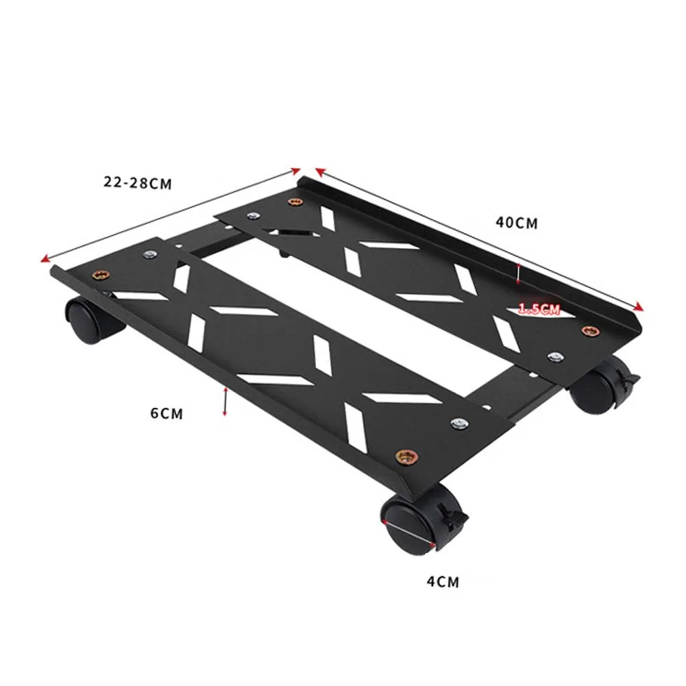 

For Office Use Mobile Computer Stand Adjustable Computer Tower Stand 19.68 Length Adjustable Computer Tower Stand