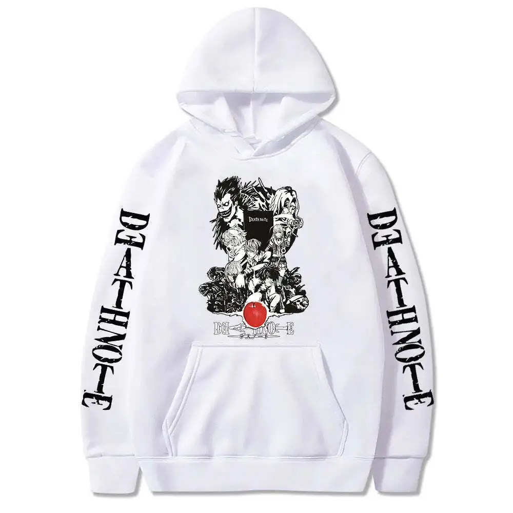 Anime Death Note Ryuk Light Yagami Kira Printed Hoodie Sweatshirt