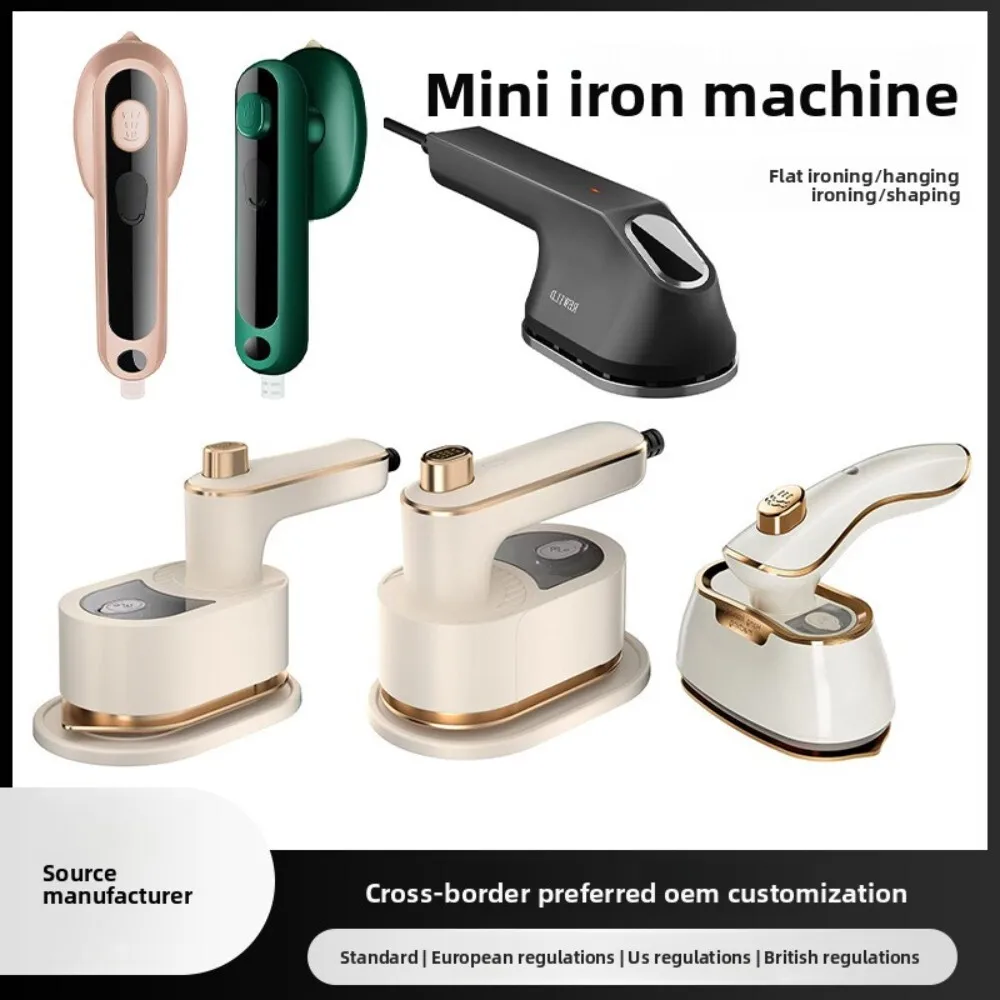 

Foldable Handheld Electric Iron for Home Travel Lightweight Clothes Steamer Portable Garment Steaming Device for Wrinkles