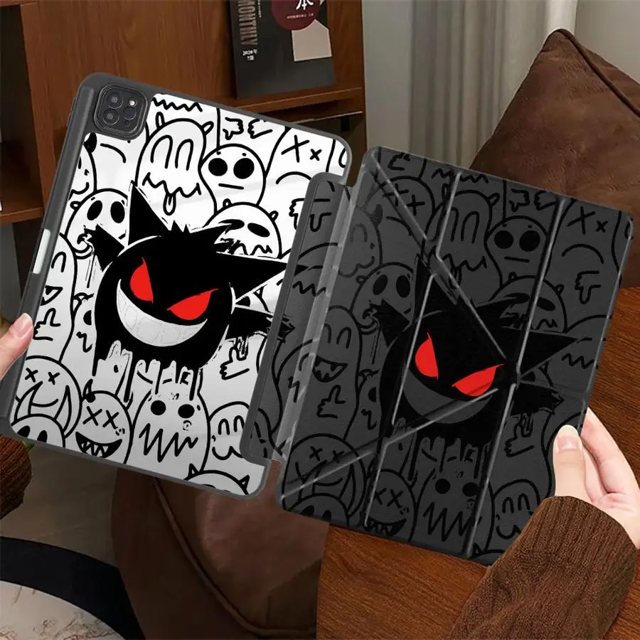 Tablet Case For iPad Pro 11th 10th 9th 8th 7th 12.9inch Mini 6 7 Pro 2025 Air 4 5 M3 M2 1 2 M4 11inch Holder Cover Pokemon