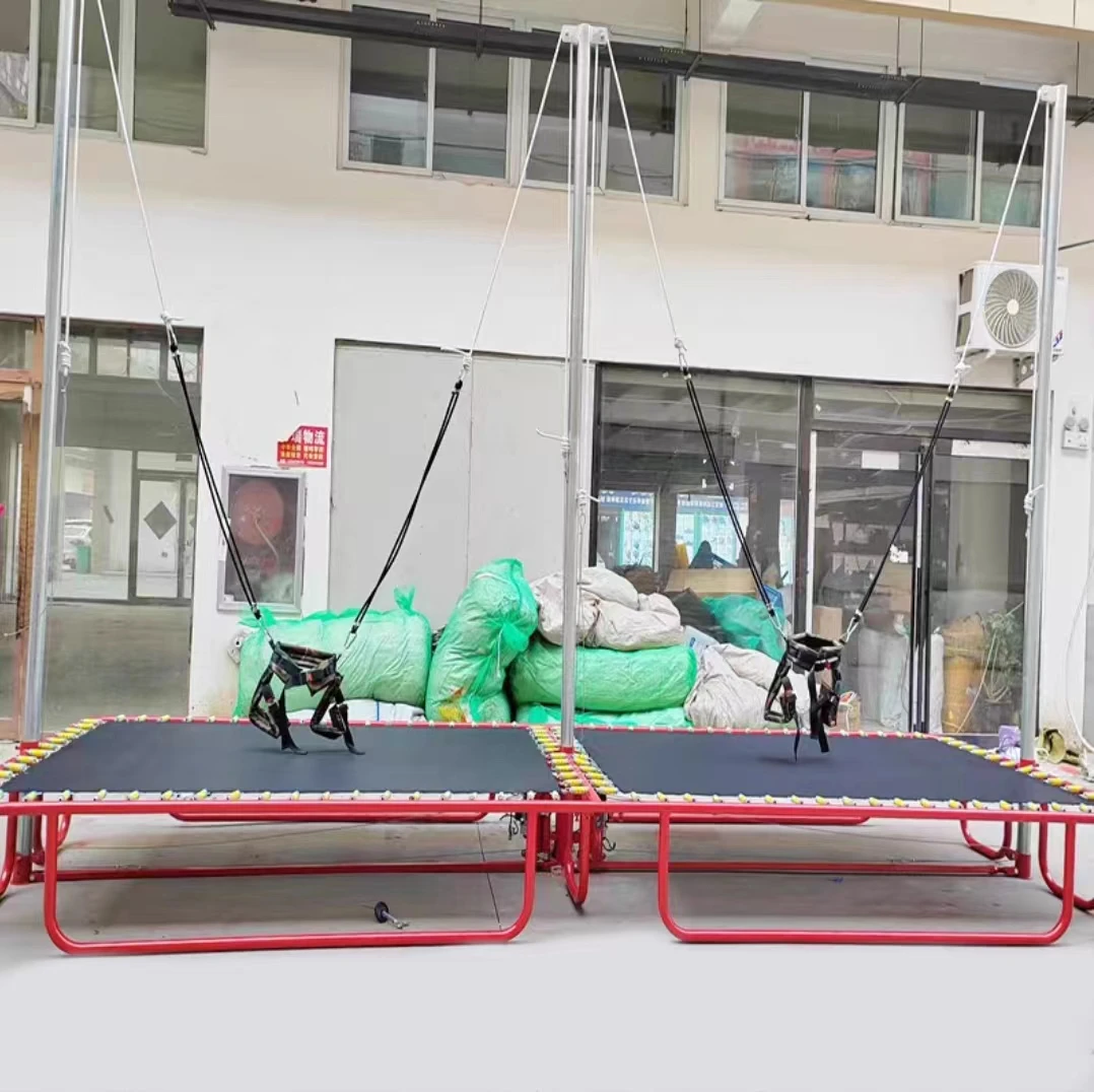 Single Person Bungee Trampoline with Rubber Components for Commercial Rental Outdoor Use Kidspromote sales
