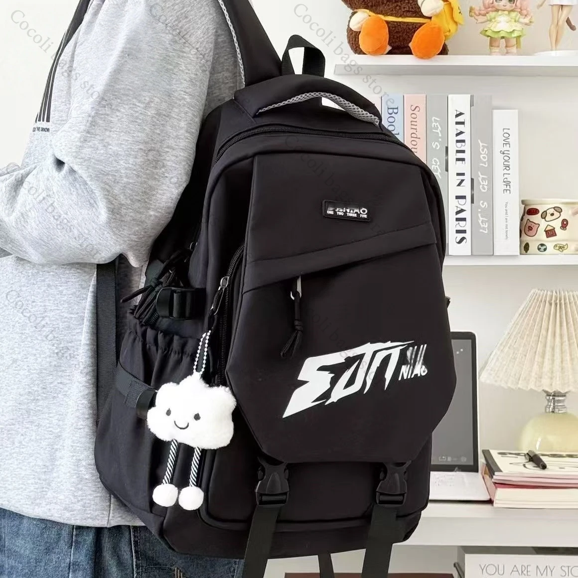 

Print Backpack Large Capacity School Bag for Man Women Teenage Youth Backpacks Travel Backpack Daily Bag Man Backpack Laptop Bag