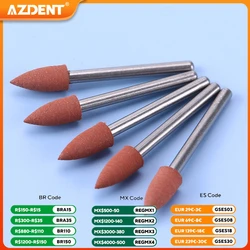 12pcs/Box Dental Silicone Polish Abrasive Polisher AZDENT FG Pre-Polishing Dentistry Tool Instrument