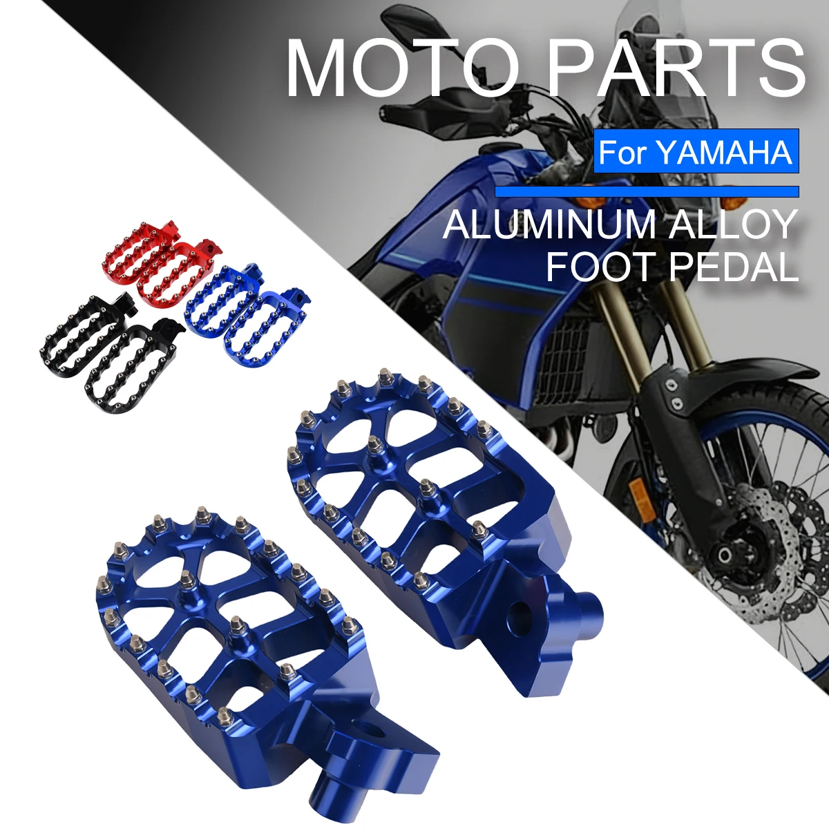 Pedal de Apoio Antiderrapante CNC para Motocicleta, Pedal Estendido para YAMAHA XTZ 700 TENERE XTZ 700 TENERE RALLY EDITION TENERE 700 T7