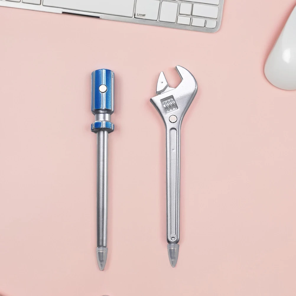 

6 Pcs Creative Ballpoint Pen Manual Handyman Construction Novelty Tool Pens Art Spanner Student