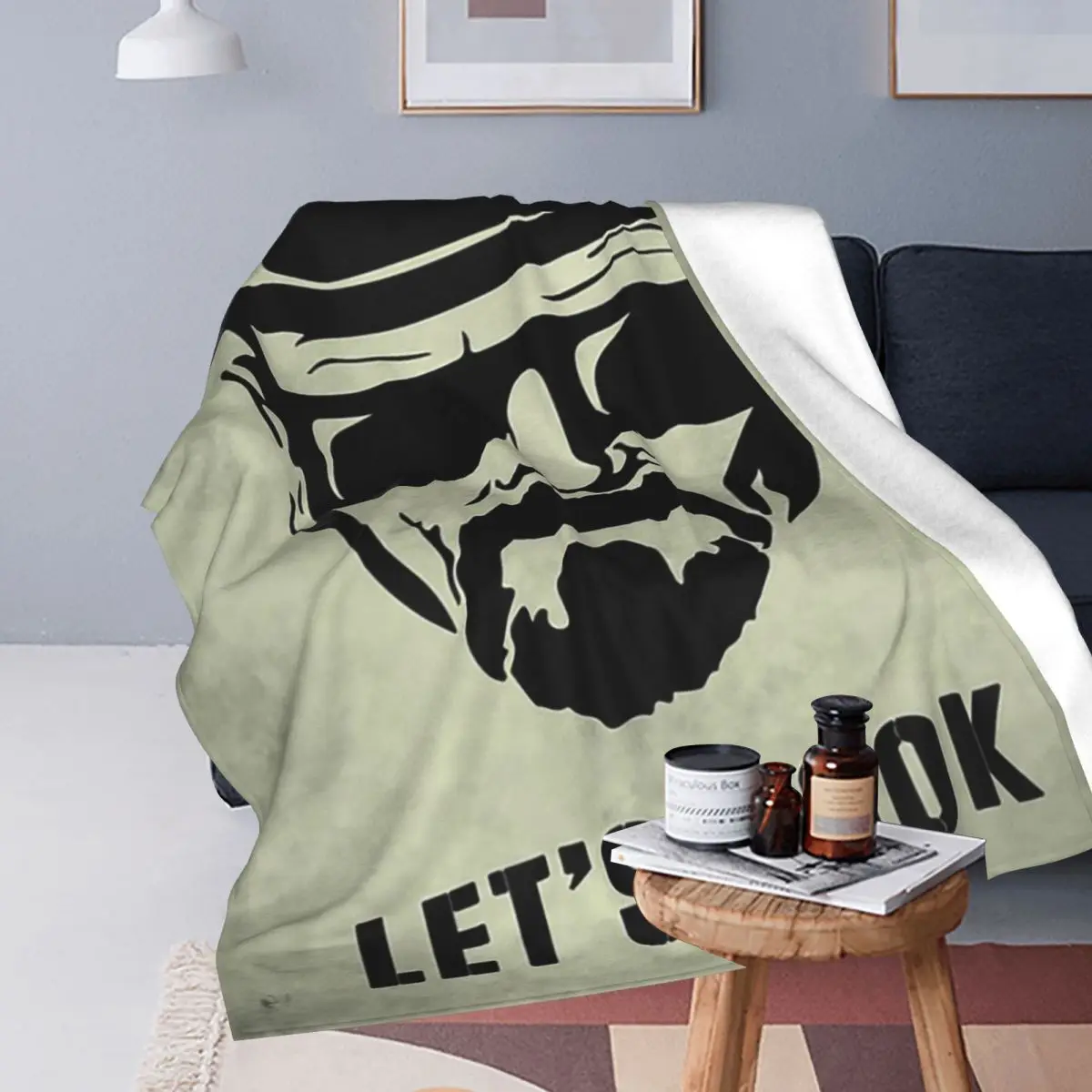 Heisenberg Lets Cook Blanket Soft Warm Flannel Throw Blanket Cover for Bed Travel Home Sofa