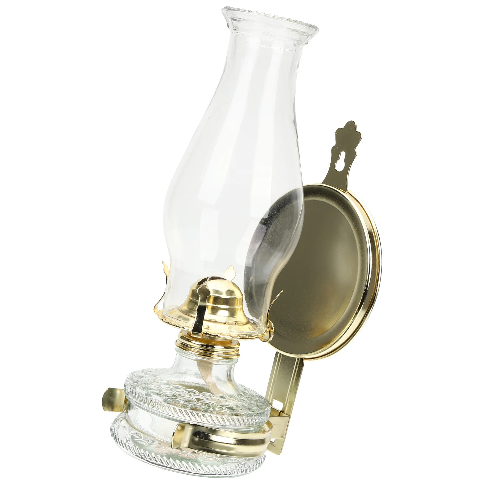 

Vintage Decorative Glass Lamp Large Oil Lamp for Home Indoor Emergency Lighting Oil Light Light