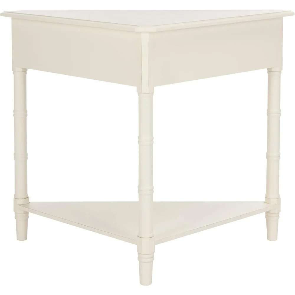 American Homes Collection Gomez Vintage Grey Corner Table