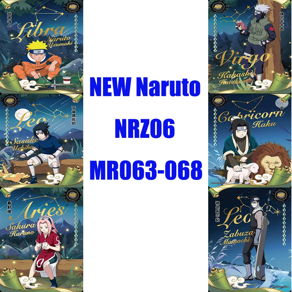 Novo conjunto de cartões kayou naruto anime coleção cartão sp mr plutônio ptr ur ssr sr r série completa cartão de história brinquedo das crianças presentes aniversário