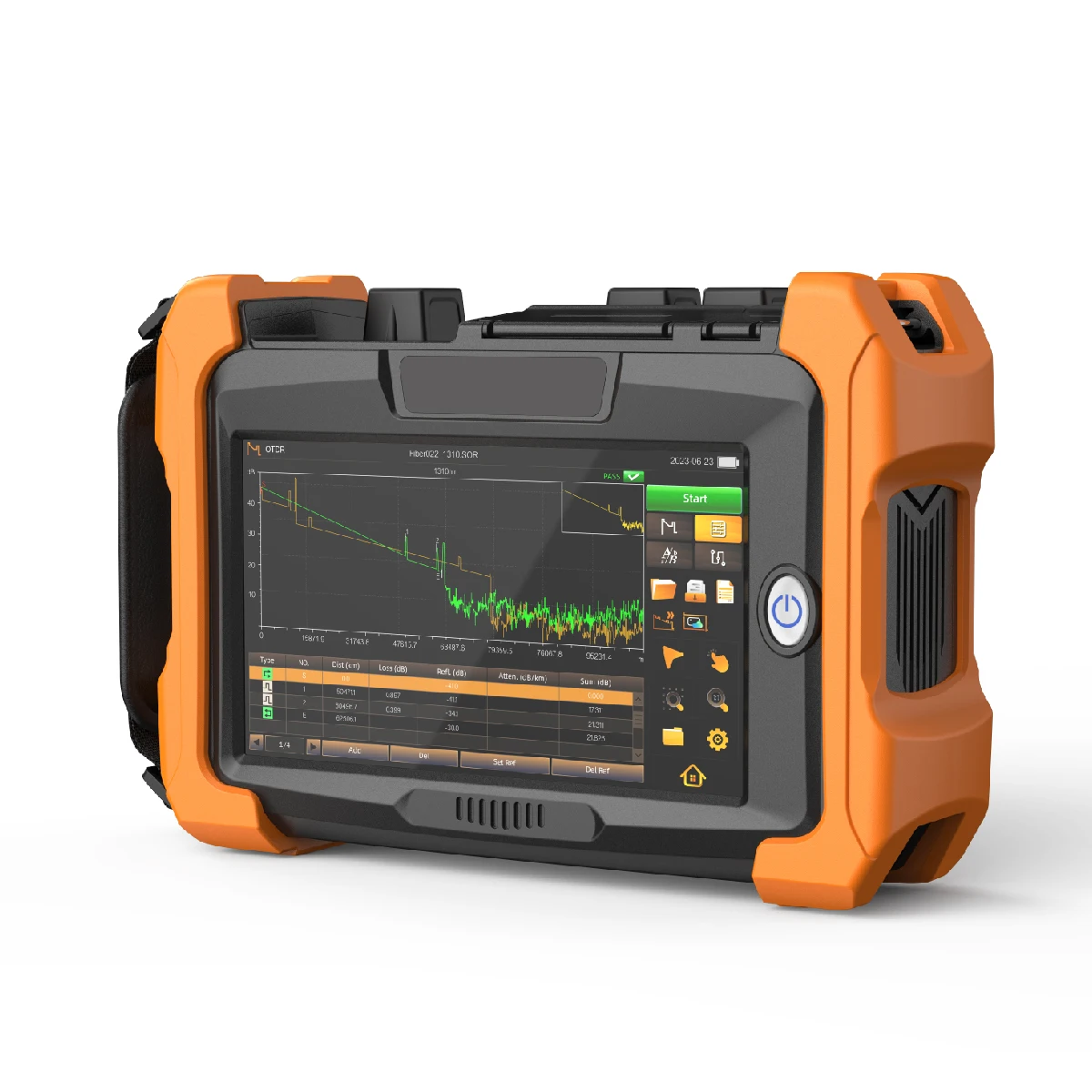 

OTDR QX65 Fiber Monster Cable Tester 7inch Screen Big Dynamic Range Time Domain Reflectometer for Long Distance Line test