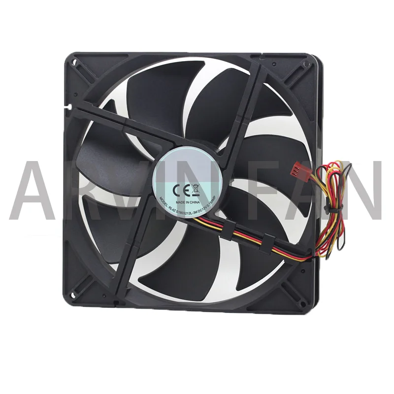 Original 180mm Pc Cas Ventilateur De Refroidissement 18cm RL4Z S1803212L-3M 12V 0.15A 18CM Fil Refroidisseur