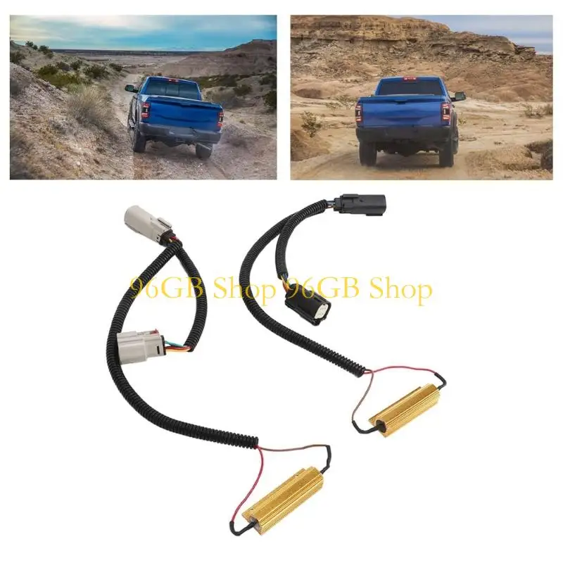 96GB High Standard LED Tail Light Conversion Harness Perfect For Truck Lighting Modifications