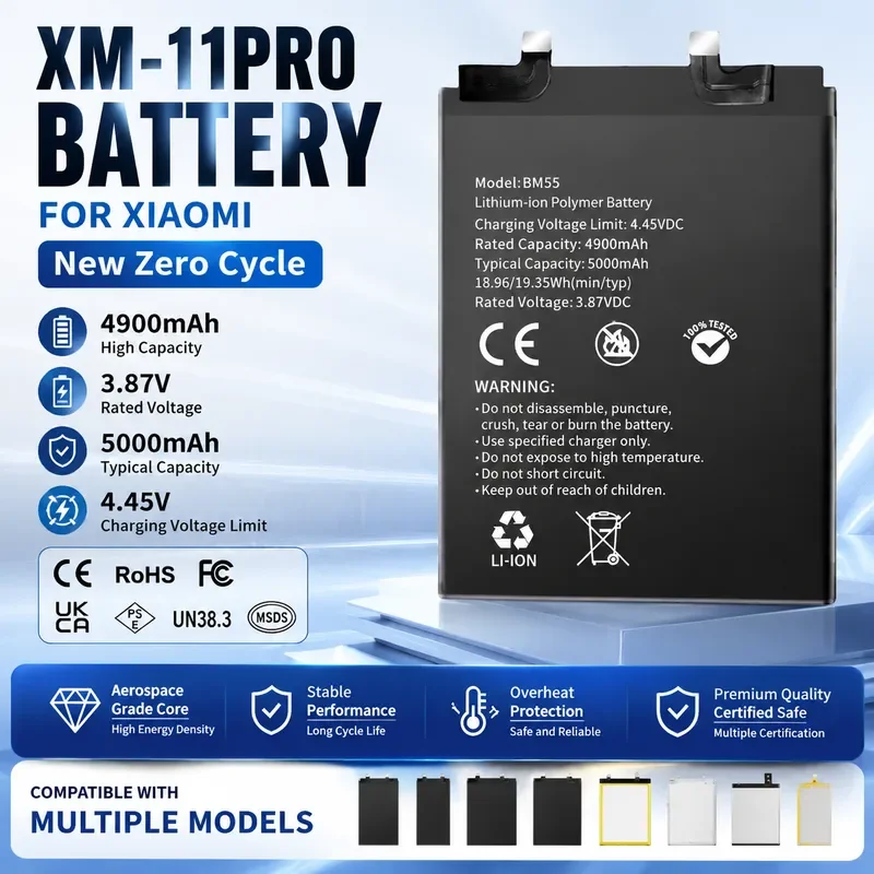 BM55 Battery  For Xiaomi 11 Pro  Mobile Phone Battery