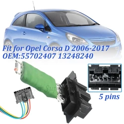 New Heater Blower Motor Fan Resistor / Wiring Harnes For Citroen Peugeot Alfa Romeo Jumper Boxer Fiat Ducato 55702407 13248240