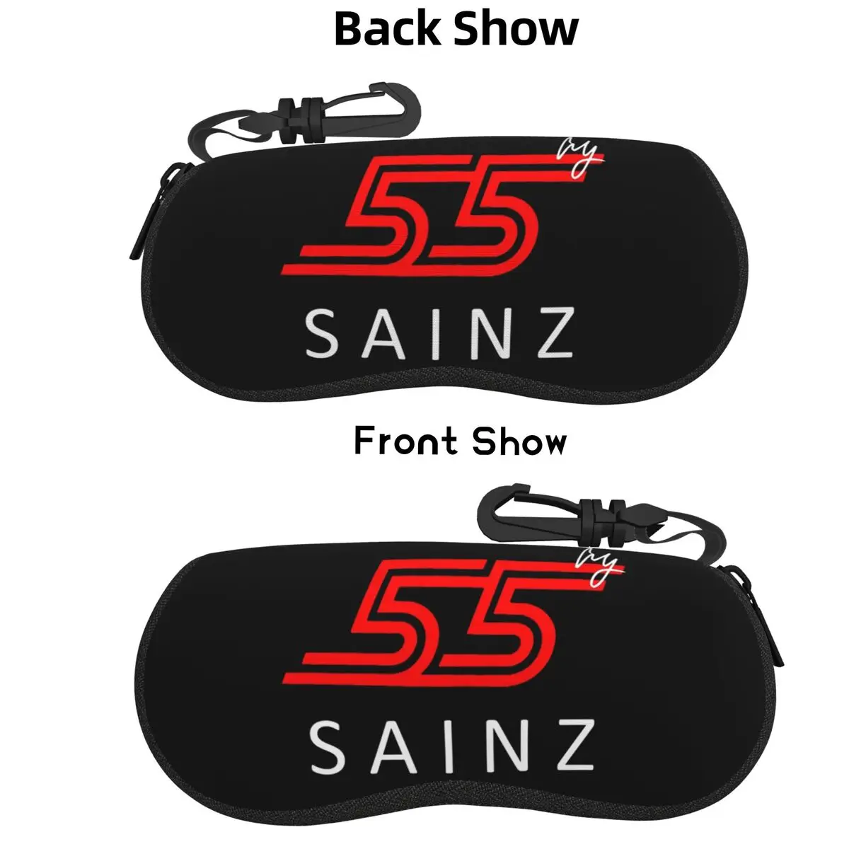 

Carlos Sainz Jr F1 Signature Graphic - Dark Shell, чехол для очков, защитная коробка для солнцезащитных очков, женская и мужская мягкая сумка для очков, сумка