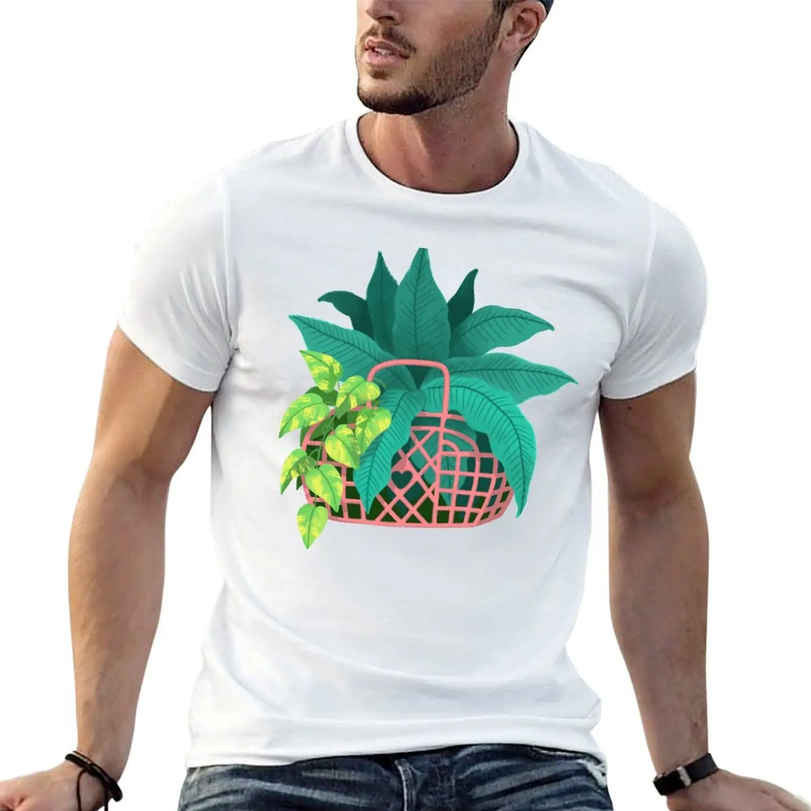 Plant Friends II T-Shirt Blouse aesthetic clothes mens graphic t-shirts funny
