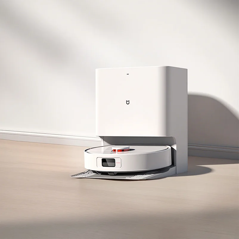 XIAOMI MIJIA المكانس الكهربائية الروبوتية الذاتية H40 المنزل الذكي كنس عالية السرعة الروتاري تنظيف 6000PA إعصار شفط LDS الليزر