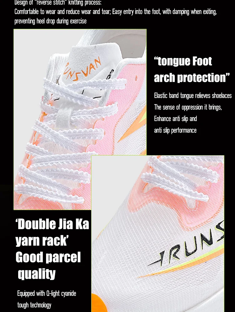 IRUNSVAN Professionelle Marathon-Carbonplatte für Herren, dämpfende Stoßdämpfung, atmungsaktiv, leicht, Laufschuh 106 – Detail 20