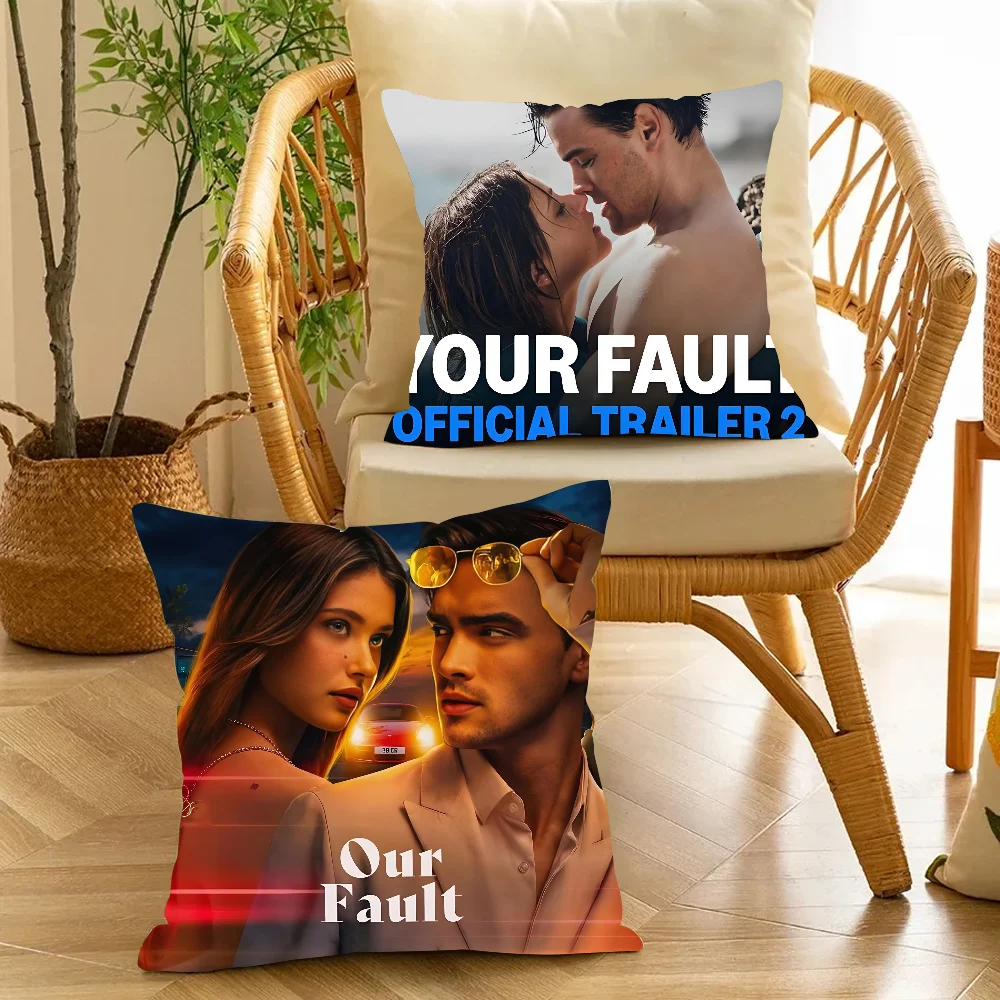 فيلم O-Our خطأ كيس وسادة لطيف غرفة المنزل مكتب ديكور واقية بكسل يغطي دون لعبة وسادة إدراج