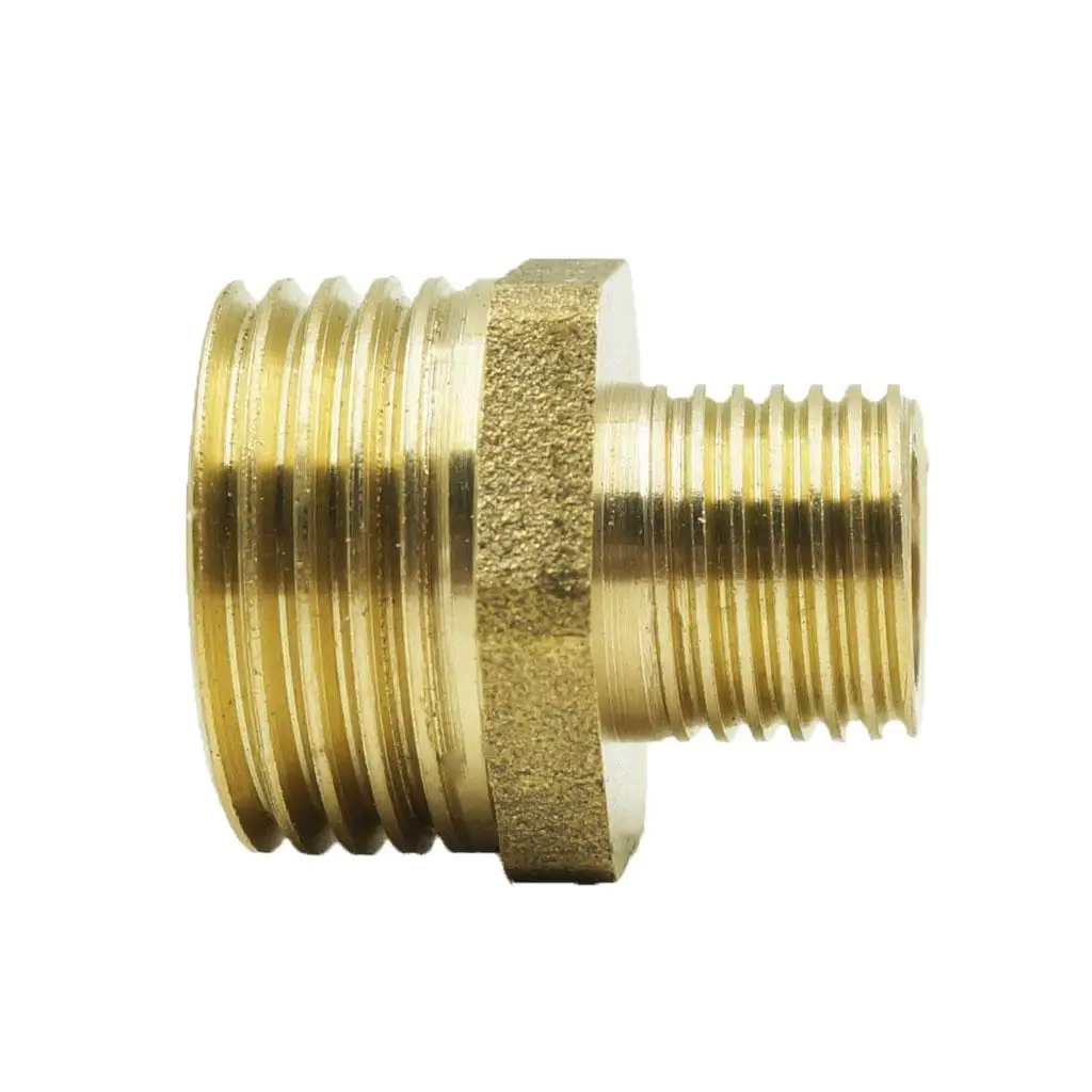 NEW Male NPT Thread Brass Hex Connecting Fitting Coupler Reducer