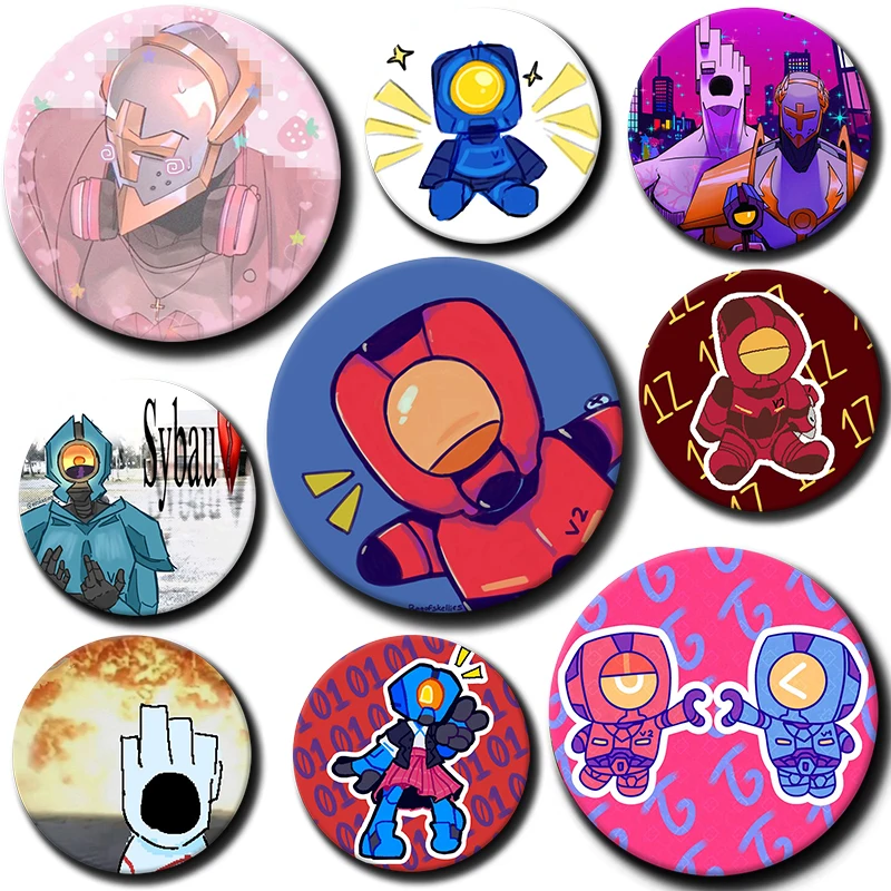 Cute Game ULTRAKILL Enamel Brooch Cartoon Anime Coin Badges on Clothing Backpack Jewelry Pins Accessories Fans Collectible Gift