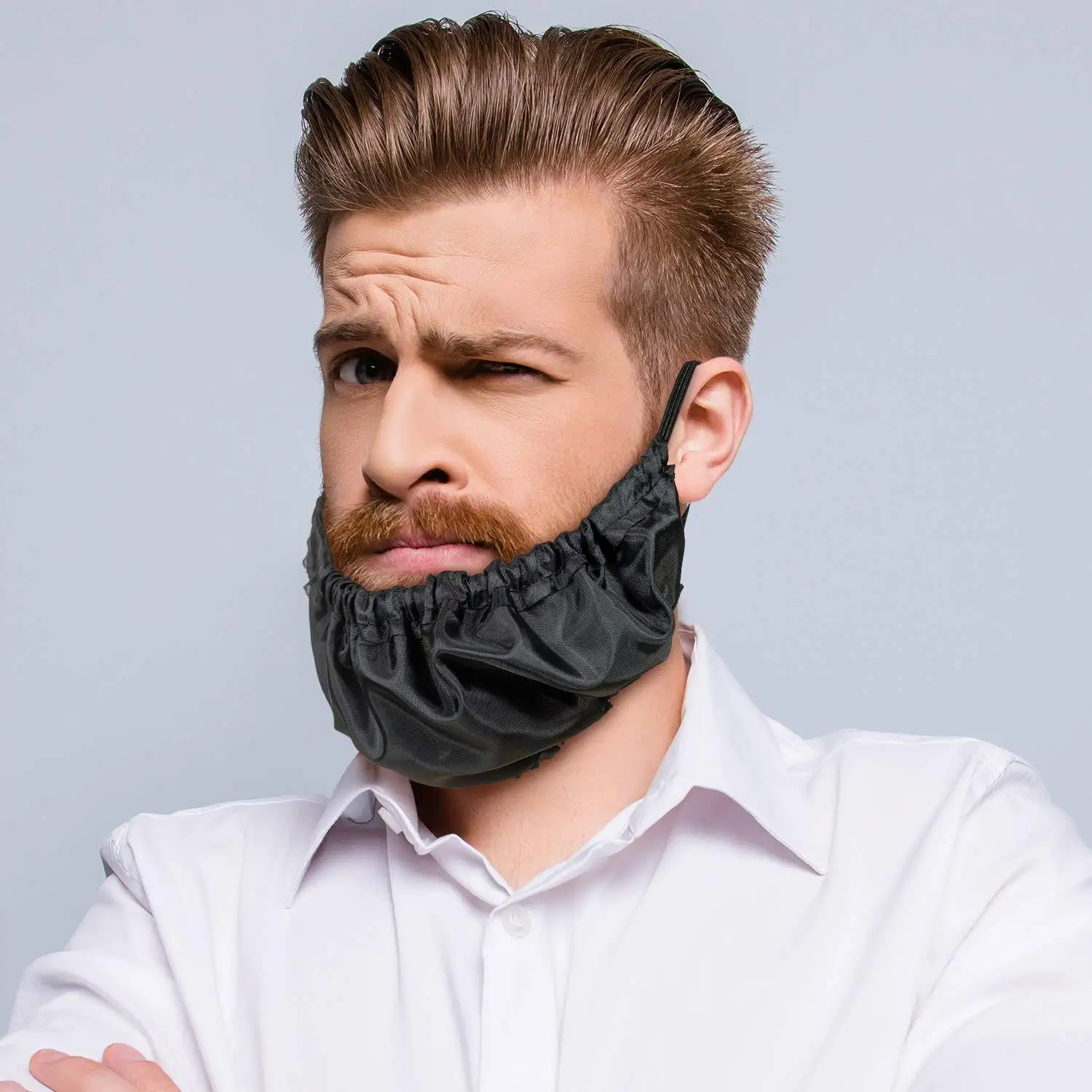 Anti Dirty Beard Turban Beard Cover Facial Beard-Bibs Adjustable Waterproof Facial Beard Protection Shaping Styling ToolsFor Men