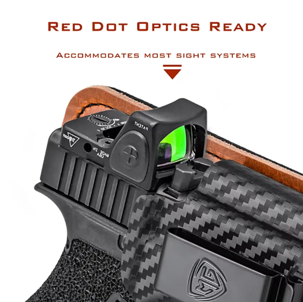 p365-x-マクロホルスター-コンフォートパッド付き-iwb-カイデックスレザーハイブリッドホルスター-シグザウアー-p365-xmacro-レッドドットオプティック-コンシールドキャリー用