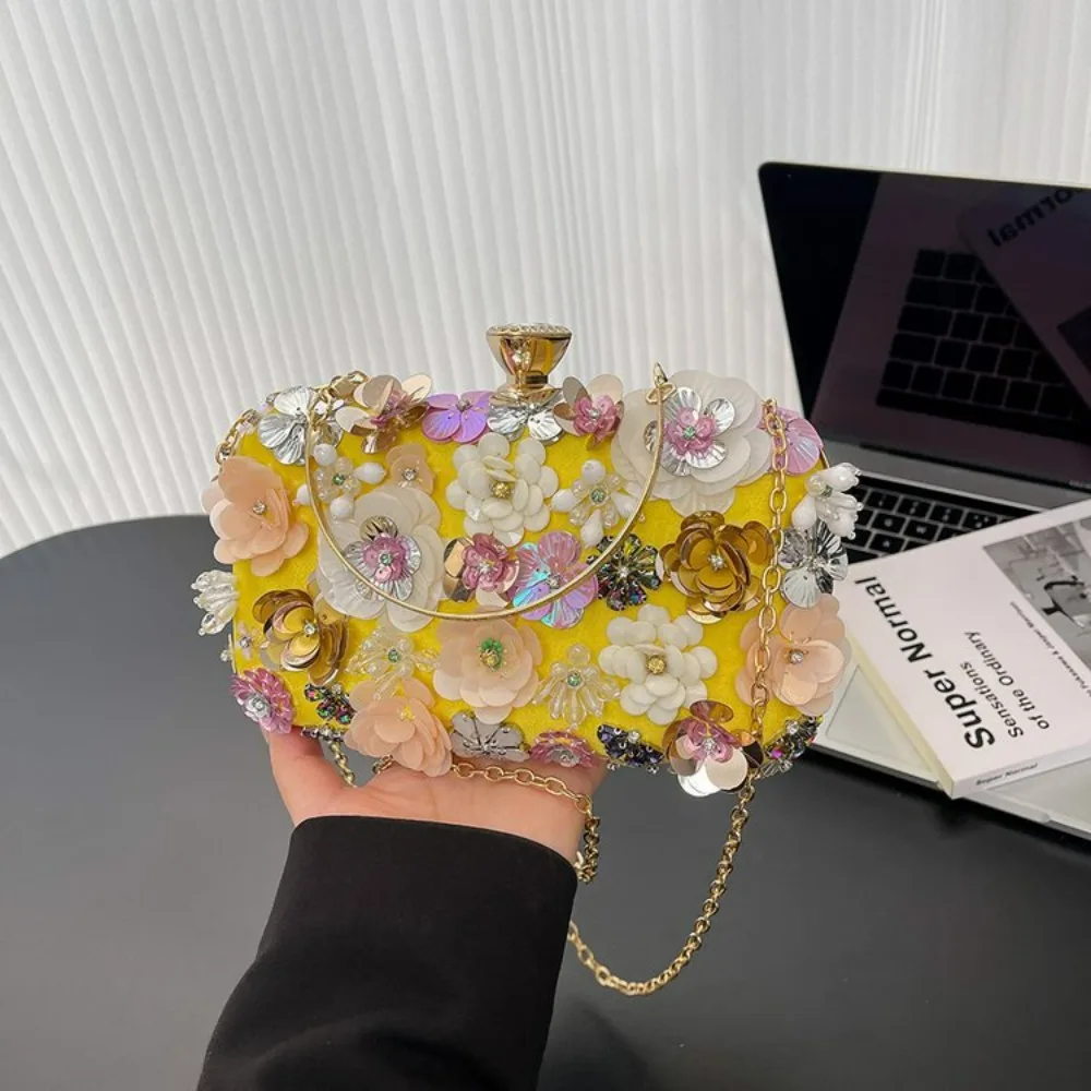 

2025 зимние женские вечерние сумки для женщин, роскошные сумки через плечо с цветочными стразами, вечерние свадебные клатчи, женские сумки