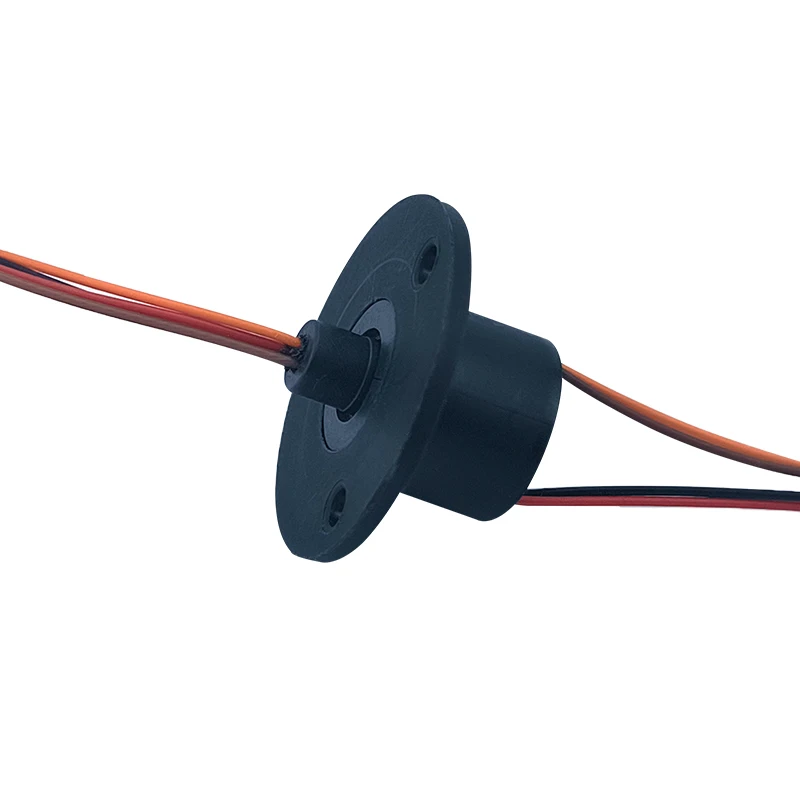 4-channel 2A outer diameter 12.4mm rotating circuit joint cap type circuit slip ring 4-channel low-power motor slip ring