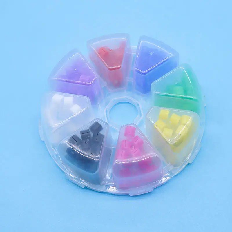 10 x 160pcs/pack Dental Autoclavable Silicone Color Code Instrument Tool Rings for Orthodontic Instruments Dental Consumables