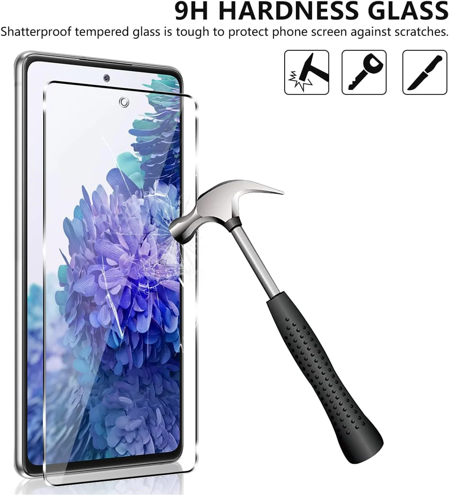 2/4Pcs Screen Protectors for Samsung Galaxy S20FE Tempered Glass