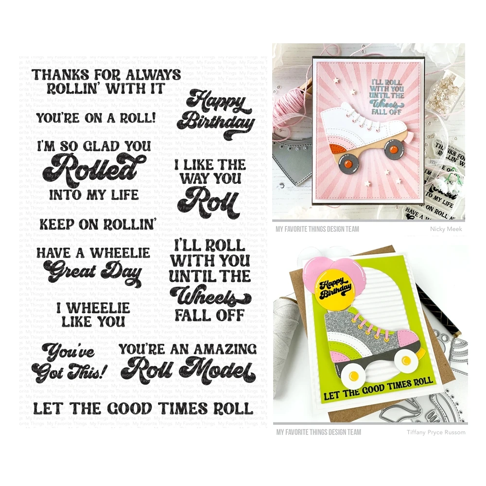 2023 חדש את כל coodle לתת את הזמנים הטובים לגלגל בולים ברור גלגיליות גלגיליות גלגול חיתוך מתות מגרדים עבור נייר