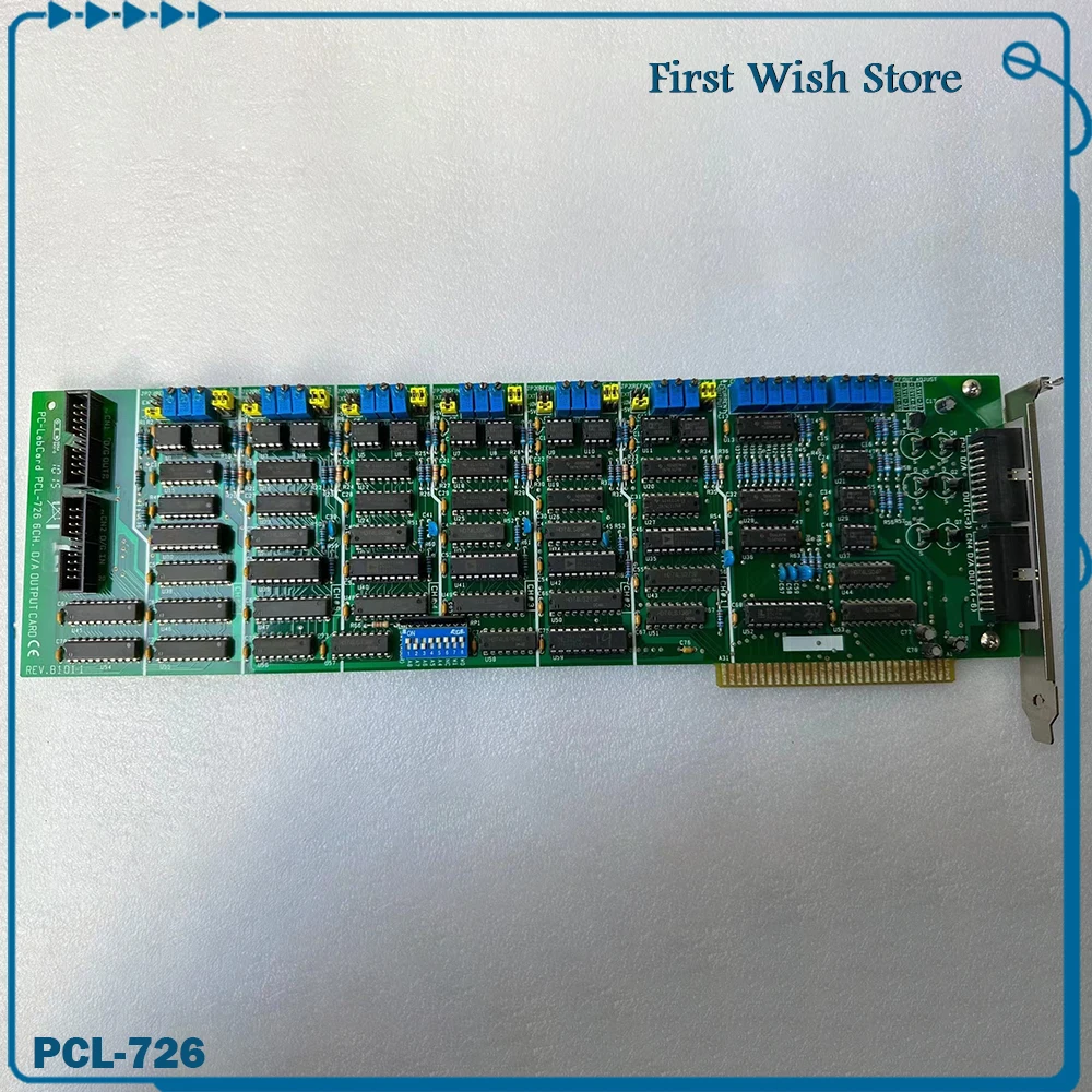 For Advantech 6-channel data acquisition card PCL-726