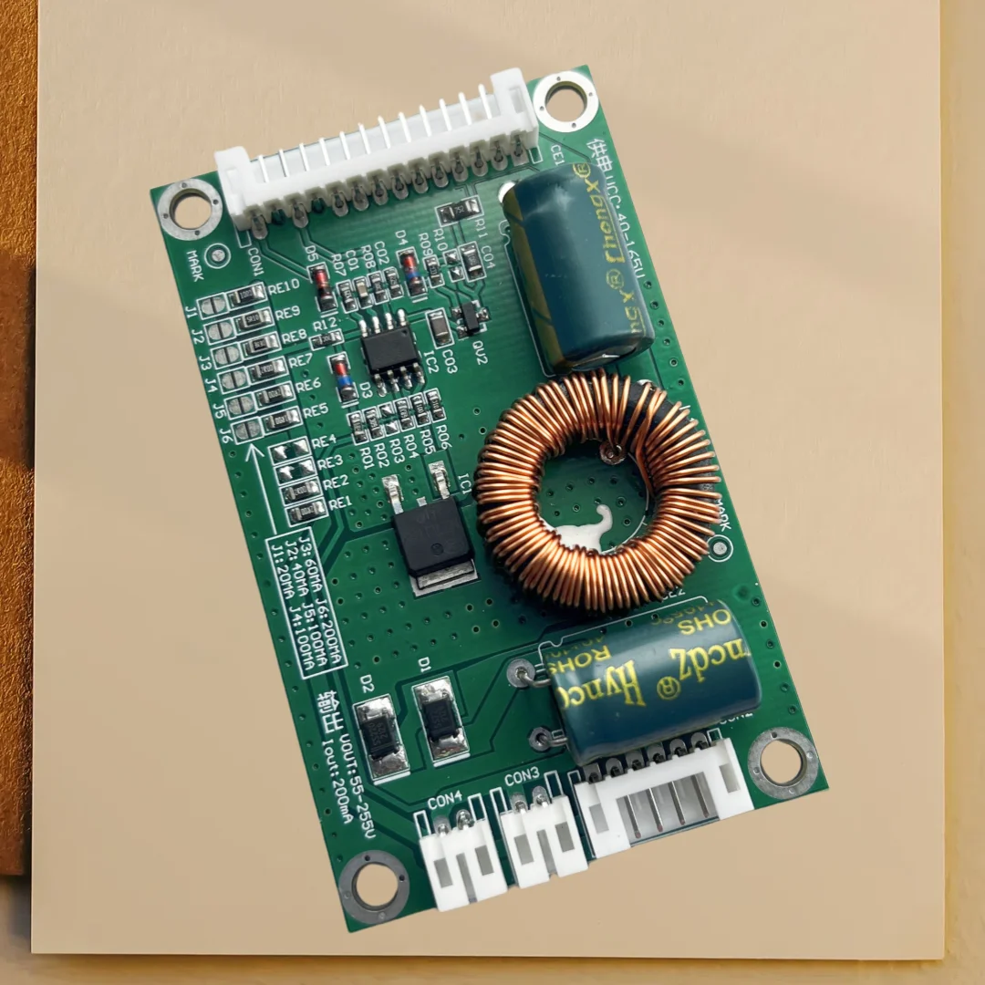 DC40V-165V 32 polegadas a 60 polegadas / 19 polegadas a 65 polegadas placa de alimentação LED de corrente constante para retroiluminação de TV LCD / placa de boost / placa de retroiluminação de TV