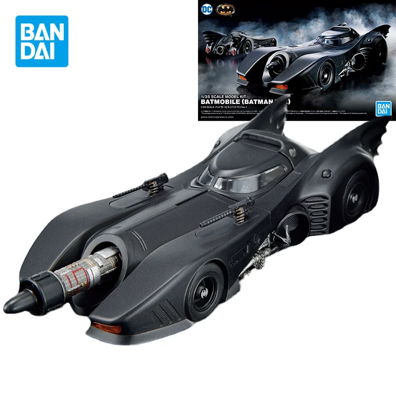 

Bandai Original Anime Figure Batman SCALE 1/35 DC BATMOBILE BATMAN VER Action Figures Collectible Ornaments Toys Gifts for Kids