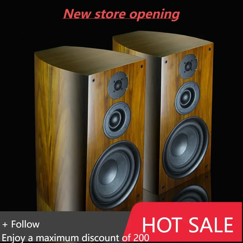 DHY-03 HiFi Bookshelf 10 Inch Speakers A Pair Of Home Floor Audio 10 Inch Woofer Passive Three-way