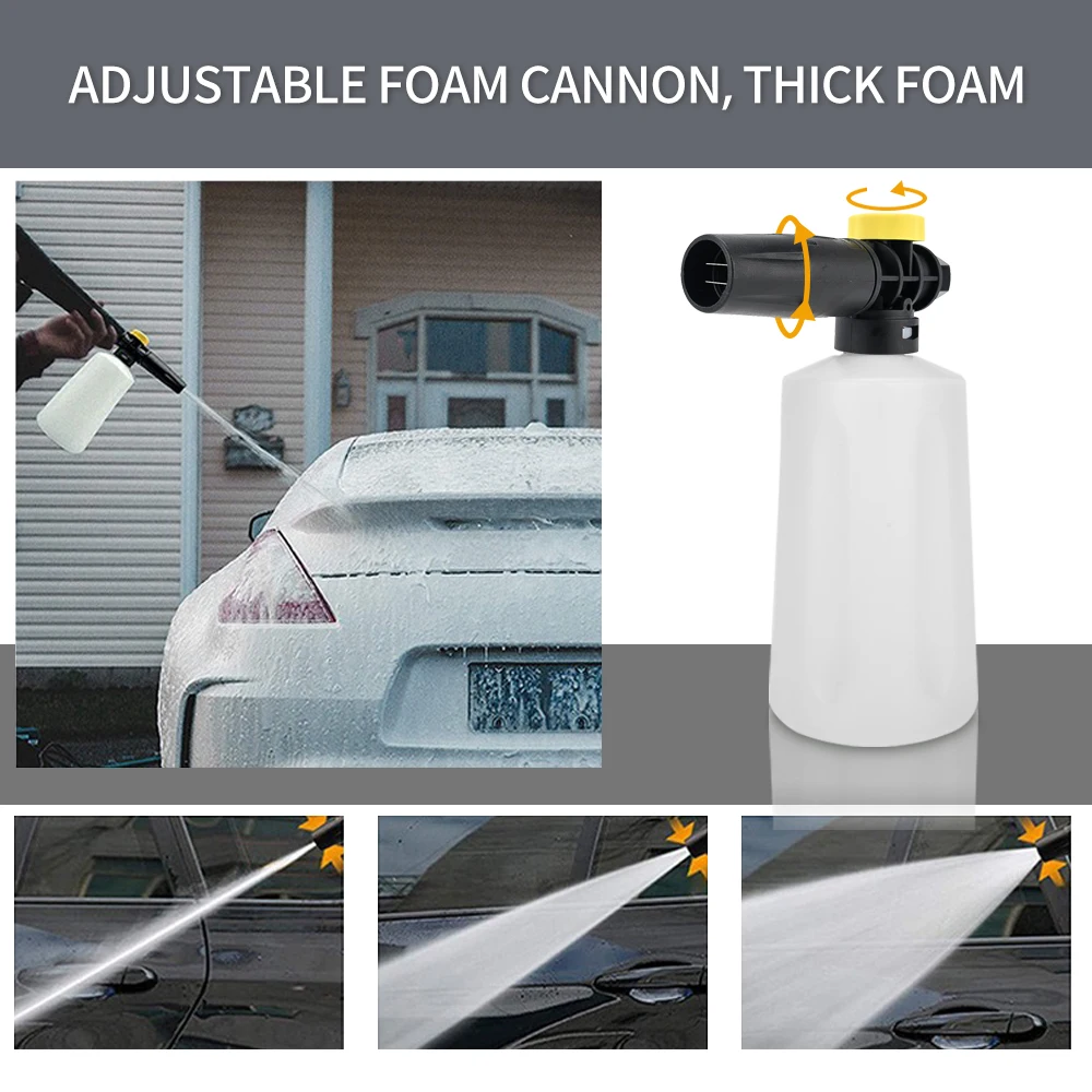 Pressure Washer 750ML Snow Foam Generator Lance Foam Cannon For AR Nilfisk Karcher Lavor STIHL Huter Interskol Elitech Bosh